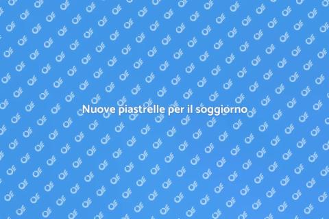 Sostituire le piastrelle del soggiorno