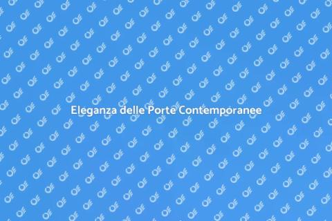 Porta in Stile Contemporaneo