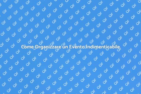 Guida all'Allestimento di Eventi