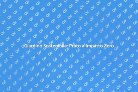 Prato con Impatto Zero: Sostenibilità