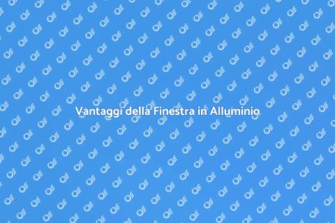 Finestra a Battente in Alluminio