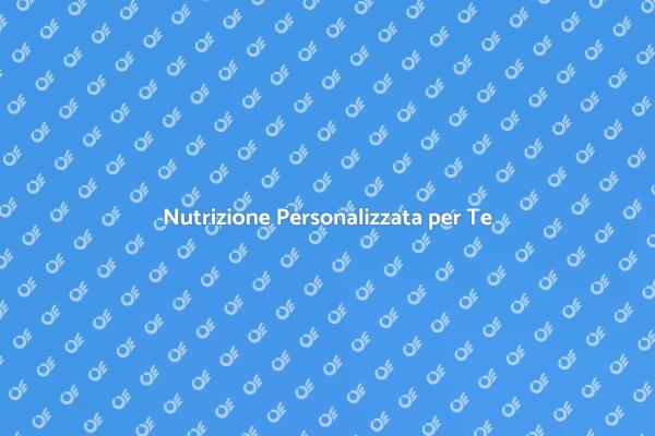 Migliora la Tua Salute con un Dietista