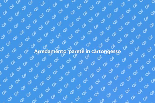 Progetta la tua parete attrezzata