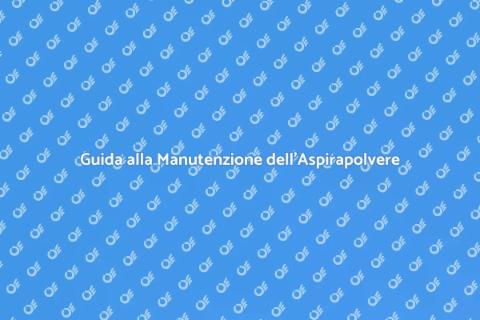 Manutenzione Aspirapolvere con Sacco