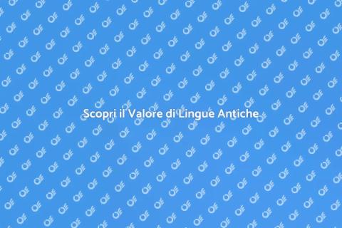 Insegnante di Latino e Greco