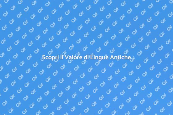 Riscopri il Latino e il Greco