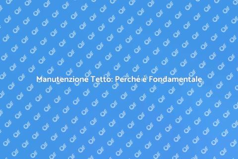 Pulizia Tetto: Manutenzione Essenziale