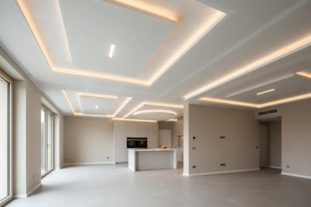 Quanto costa un abbassamento in cartongesso con illuminazione a led?