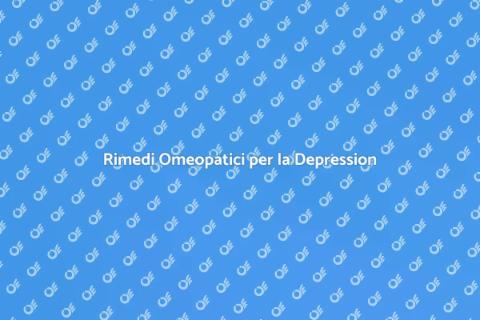 Omeopatia per la Depression Naturale