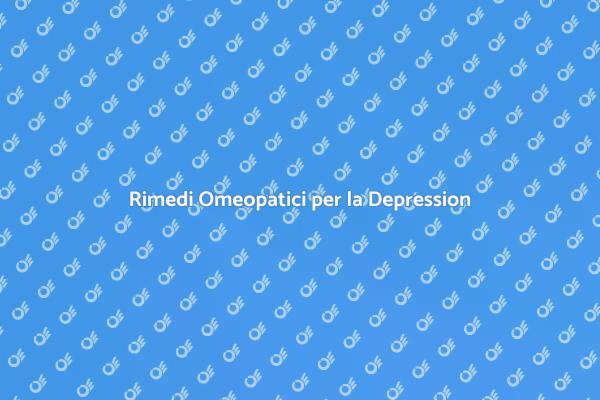 Terapie Naturali per la Depression