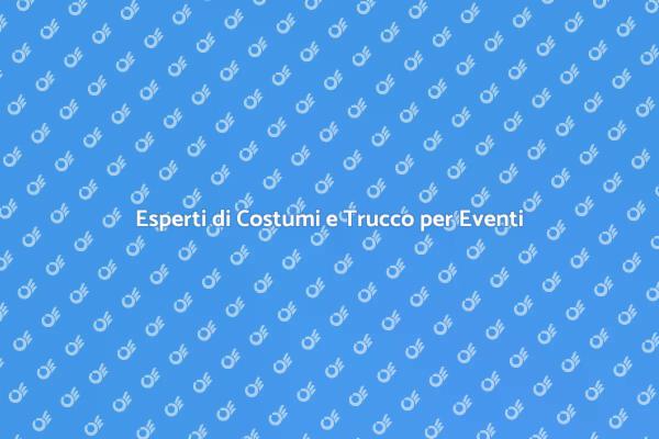 Rendi Unica la Tua Festa con Costumi