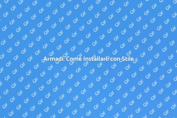 Trasforma gli Spazi con Armadi