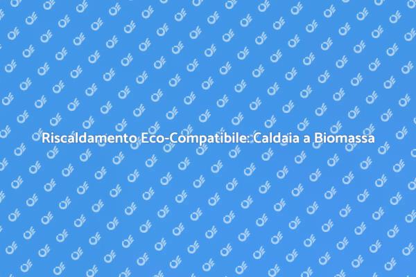 Caldaie a Biomassa: Un Futuro Sostenibile