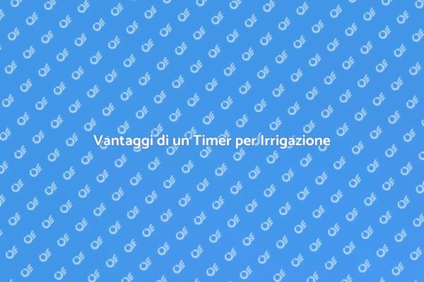 Ottimizza l'Irrigazione nei Parchi Aziendali