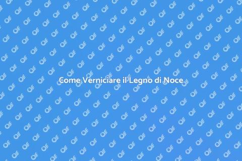Verniciare Legno di Noce: Guida Essenziale