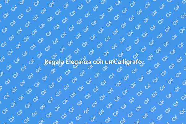 Calligrafo: Regalo di Classe per Compleanni