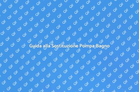 Sostituire Pompa Acqua Bagno Facile