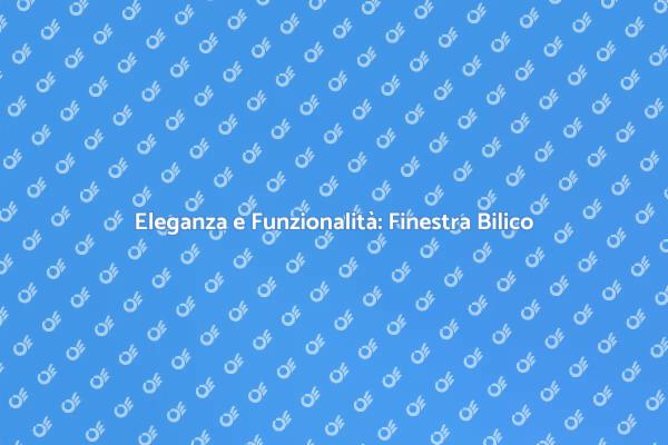 Finestra a Bilico: Eleganza e Resistenza
