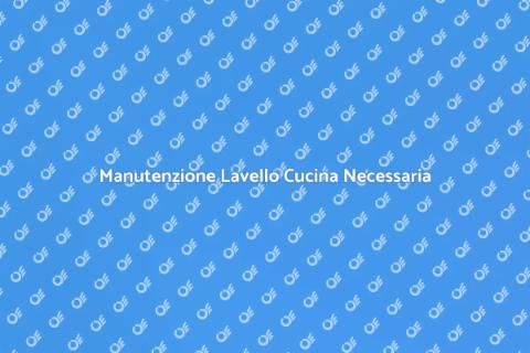 Assistenza Lavello Cucina Essenziale