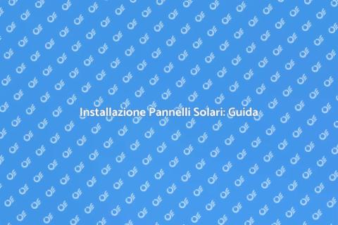 Assumere Impresa per Pannelli Solari