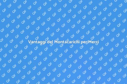 Montacarichi per Trasporto Merci