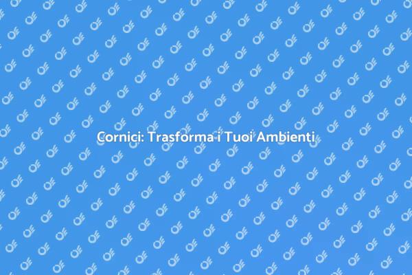 L'Arte di Aggiungere Cornici