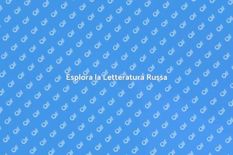 Corso di Letteratura Russa