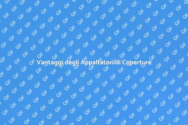 Perché Scegliere Appaltatori di Coperture