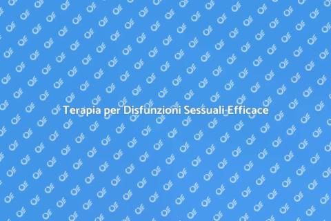 Percorso Terapeutico per Disfunzioni