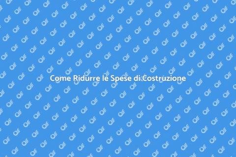 Spese di Gestione nelle Costruzioni