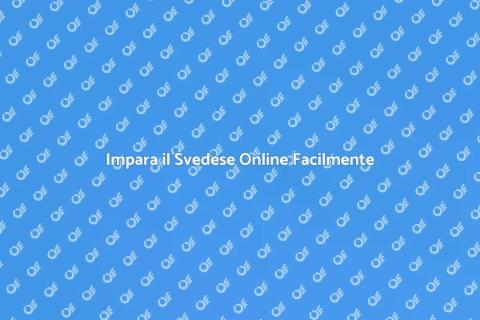Corso di Svedese Online per Tutti