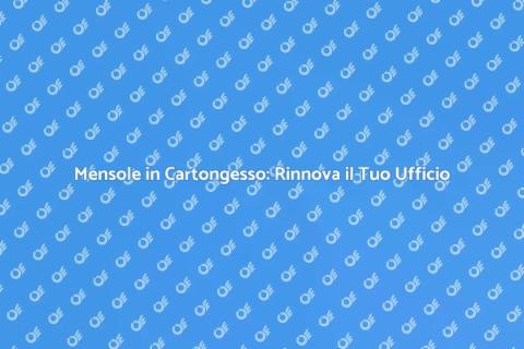 Rinnovare Mensole in Cartongesso