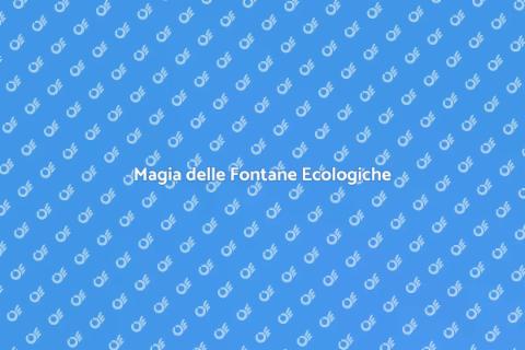Fontana da Giardino Ecologica
