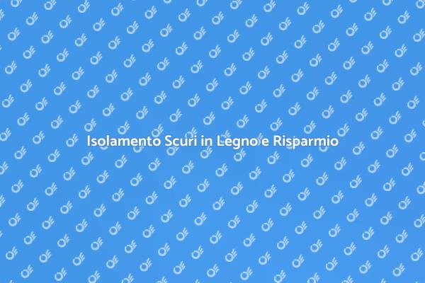 Scuri in Legno: Isolamento e Risparmio