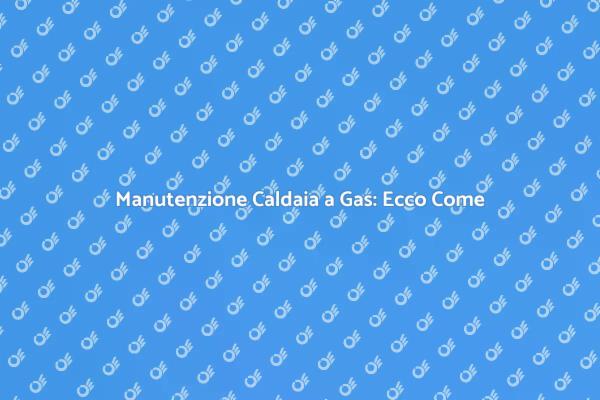 Sicurezza ed Efficienza nella Caldaia a Gas