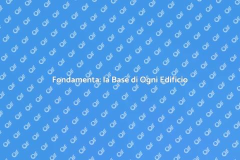 Scavi di Fondamenta per Edifici