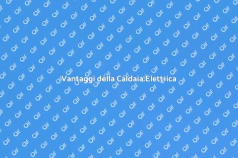 Caldaia Elettrica: Riscaldamento Efficiente