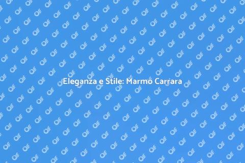 Ristrutturazione con Marmo Bianco Carrara