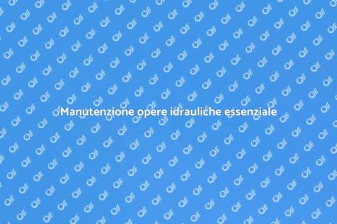 Protezione opere idrauliche per casa