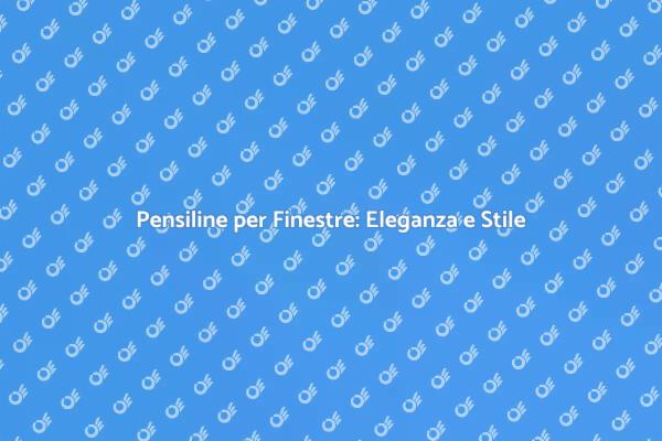 Trasforma la tua Casa con una Pensilina