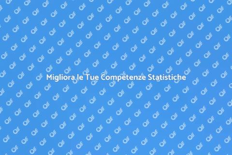 Lezioni Private di Statistica Efficaci