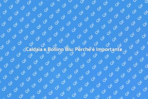 Bollino Blu Caldaia: Sicurezza e Qualità