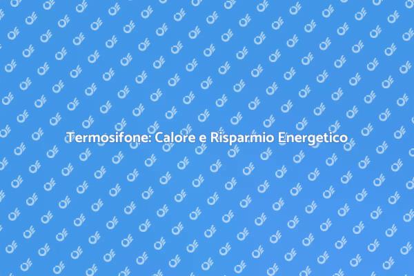 Termosifoni: Comfort in Inverno