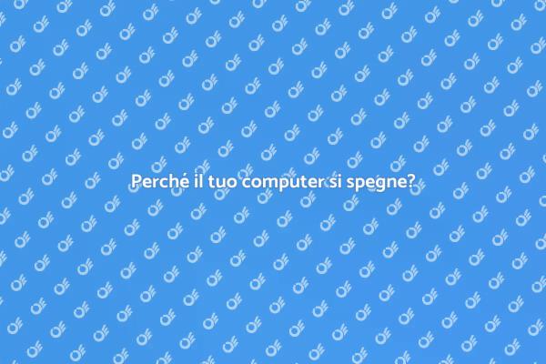 Risolvi il problema del computer che si spegne