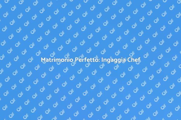 Chef di Qualità per il Tuo Matrimonio