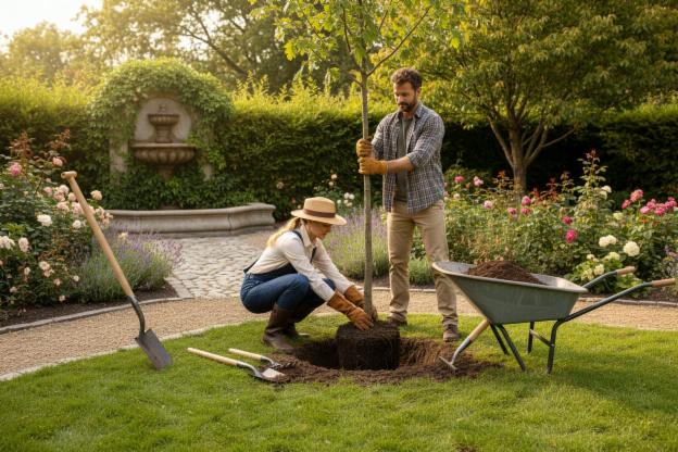 Quanto costa piantare un albero in giardino?