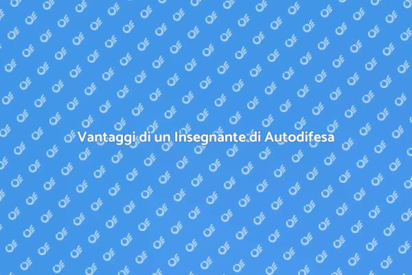 Sicurezza Personale: Insegnante di Autodifesa