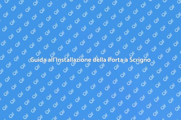 Come Installare una Porta a Scrigno