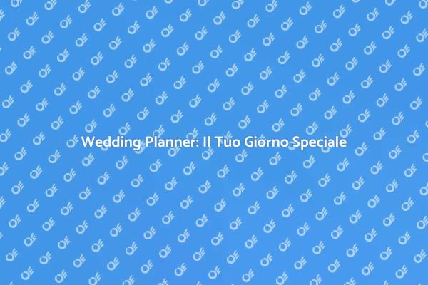 Wedding Planning: Scegli un Esperto