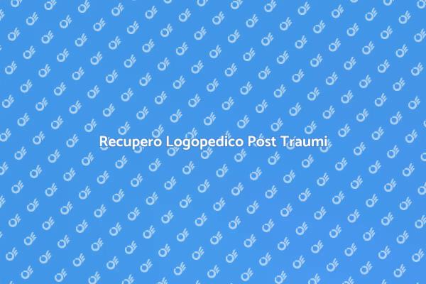 Percorso di Riabilitazione Logopedica